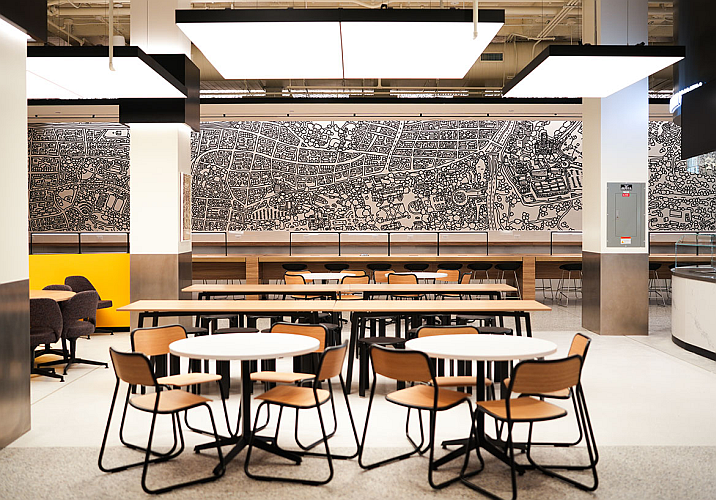 Seating area at Fordham